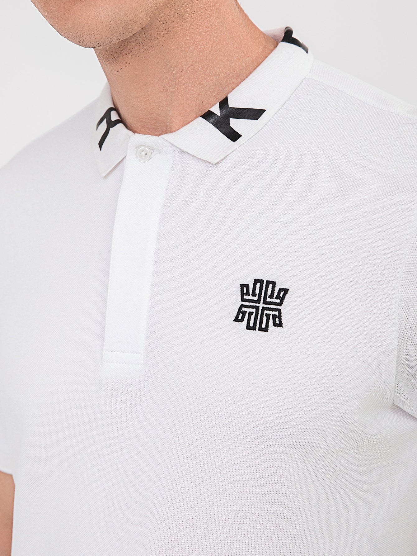 PIQUE POLO WHITE