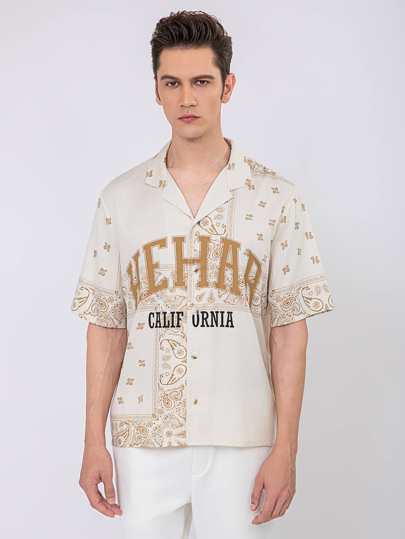 TAPESTRY BANDANA SHIRT OFF-WHITE