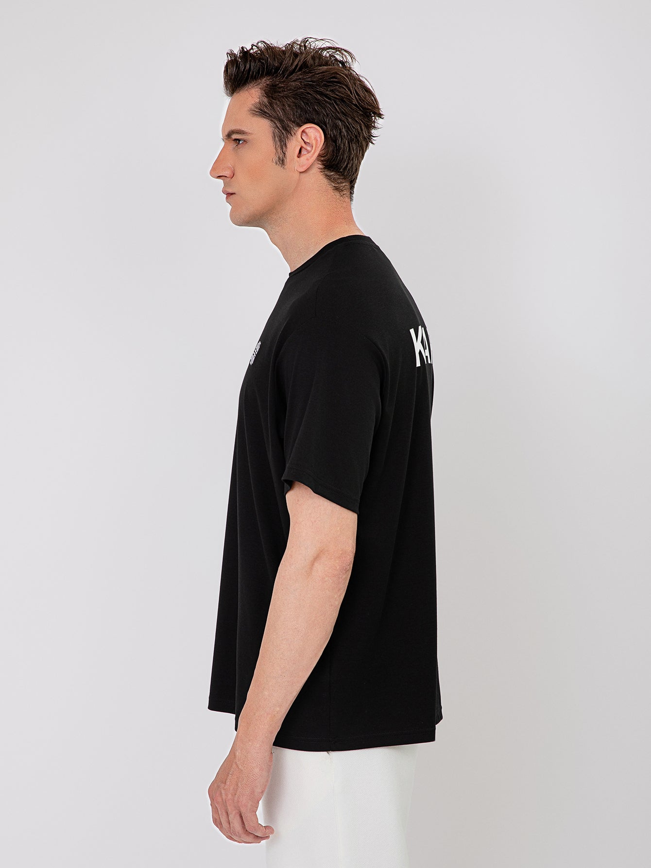 PHULKARI TEE BLACK