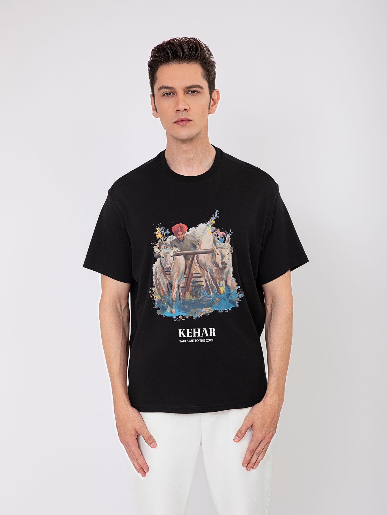 2 PACK ARTISAN TEES (BLACK AND BEIGE)