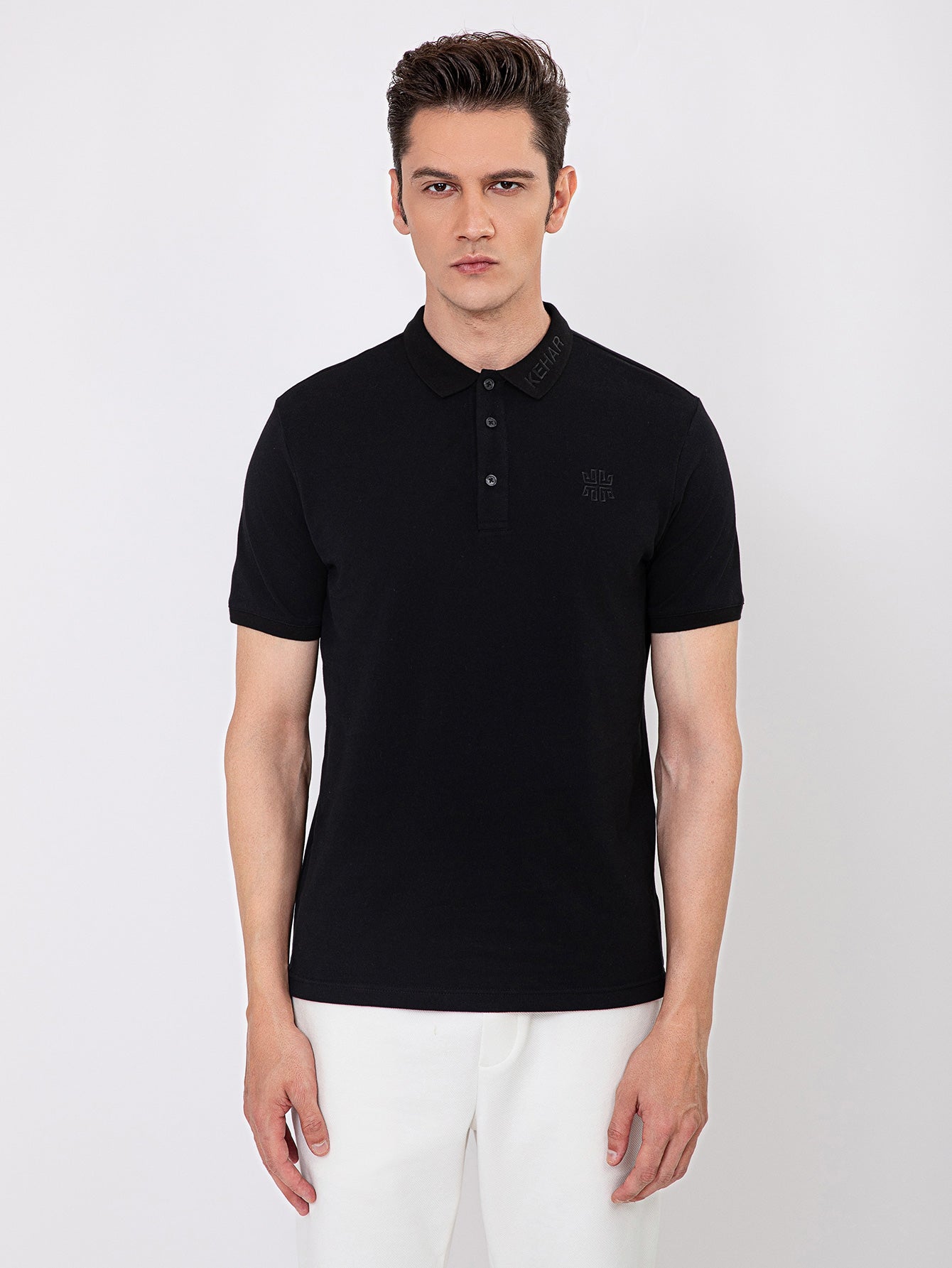 SIGNATURE POLO BLACK