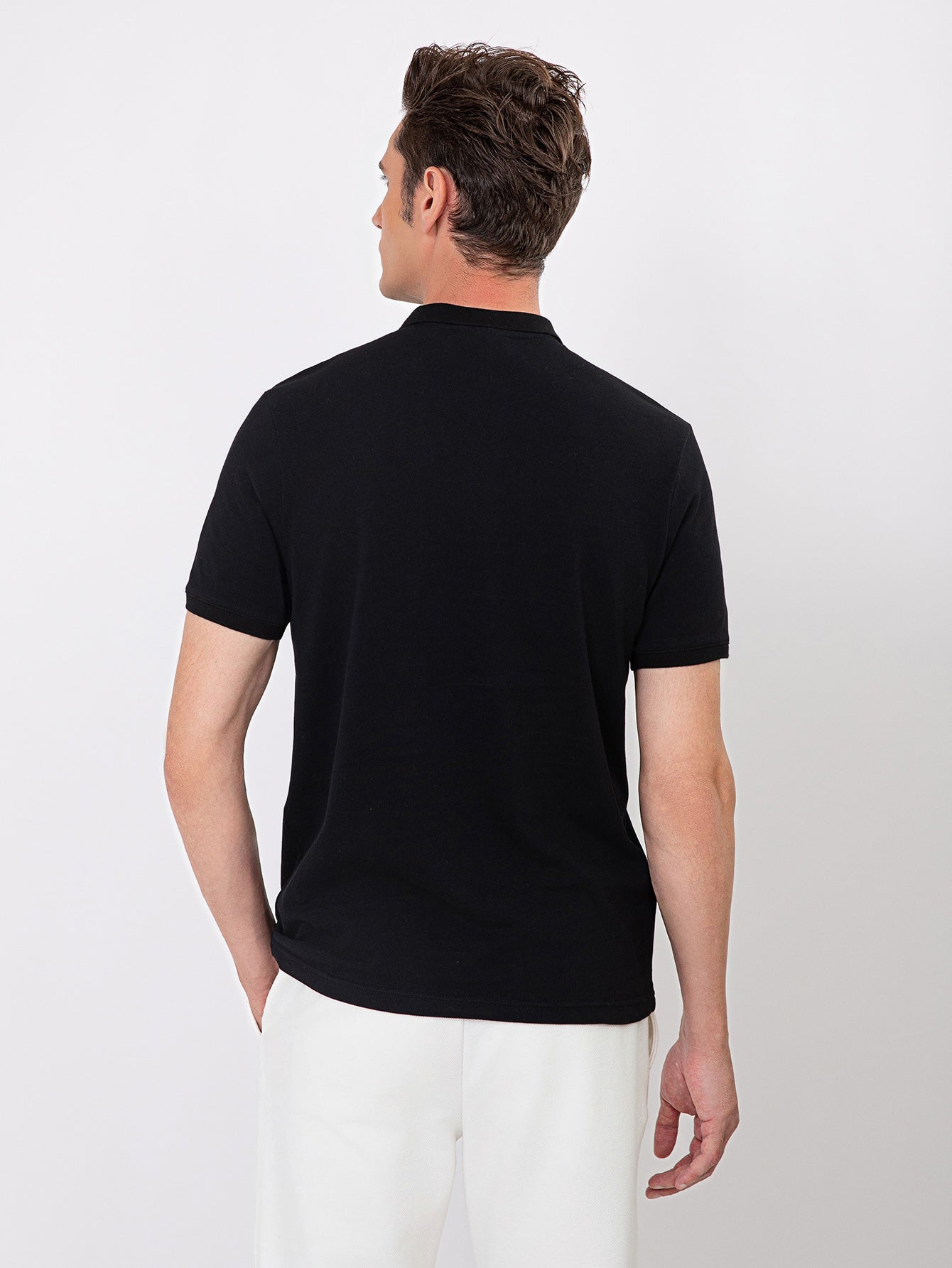 SIGNATURE POLO BLACK