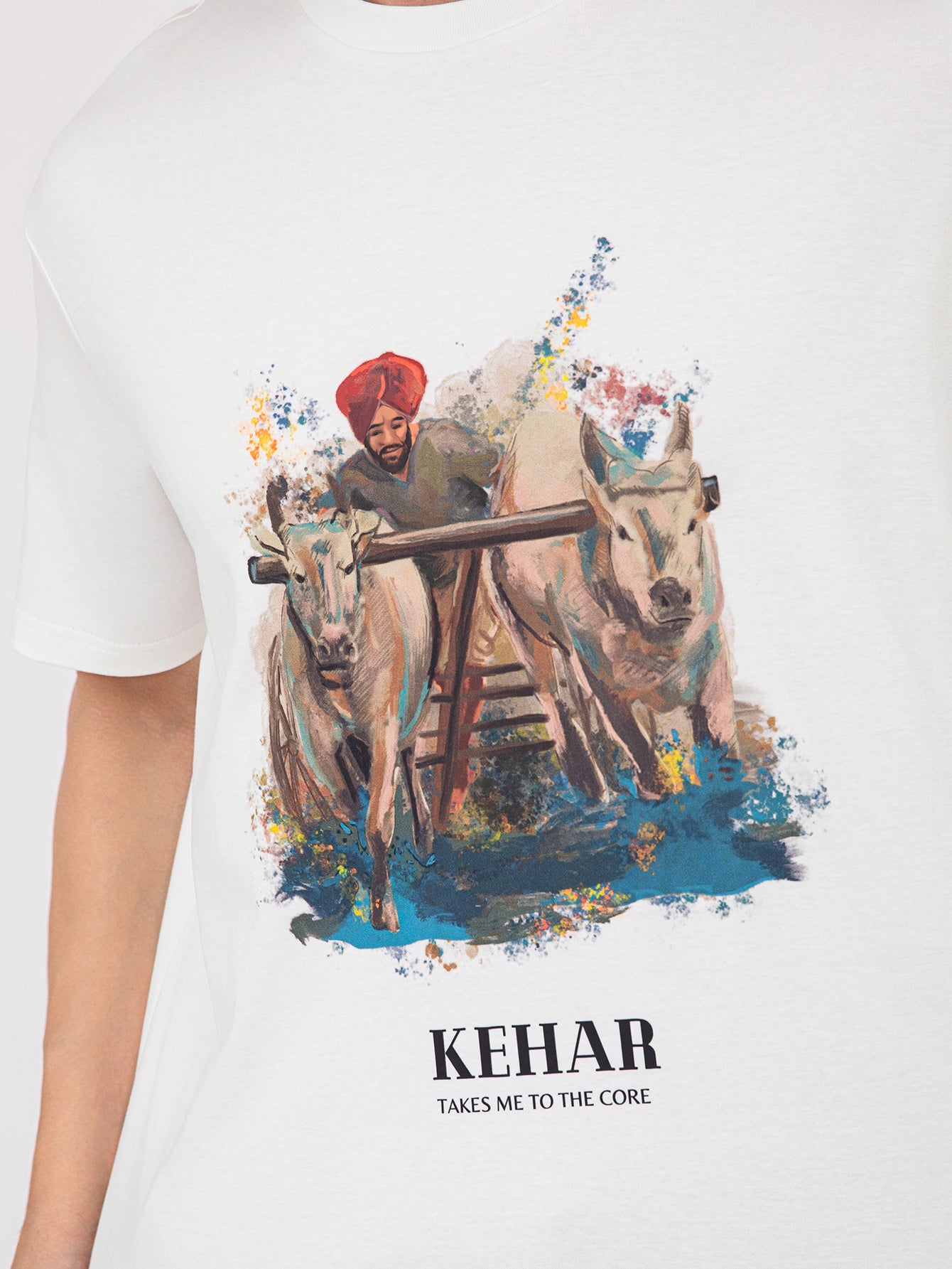 ORIGINAL FARMER ARTWORK TEE WHITE