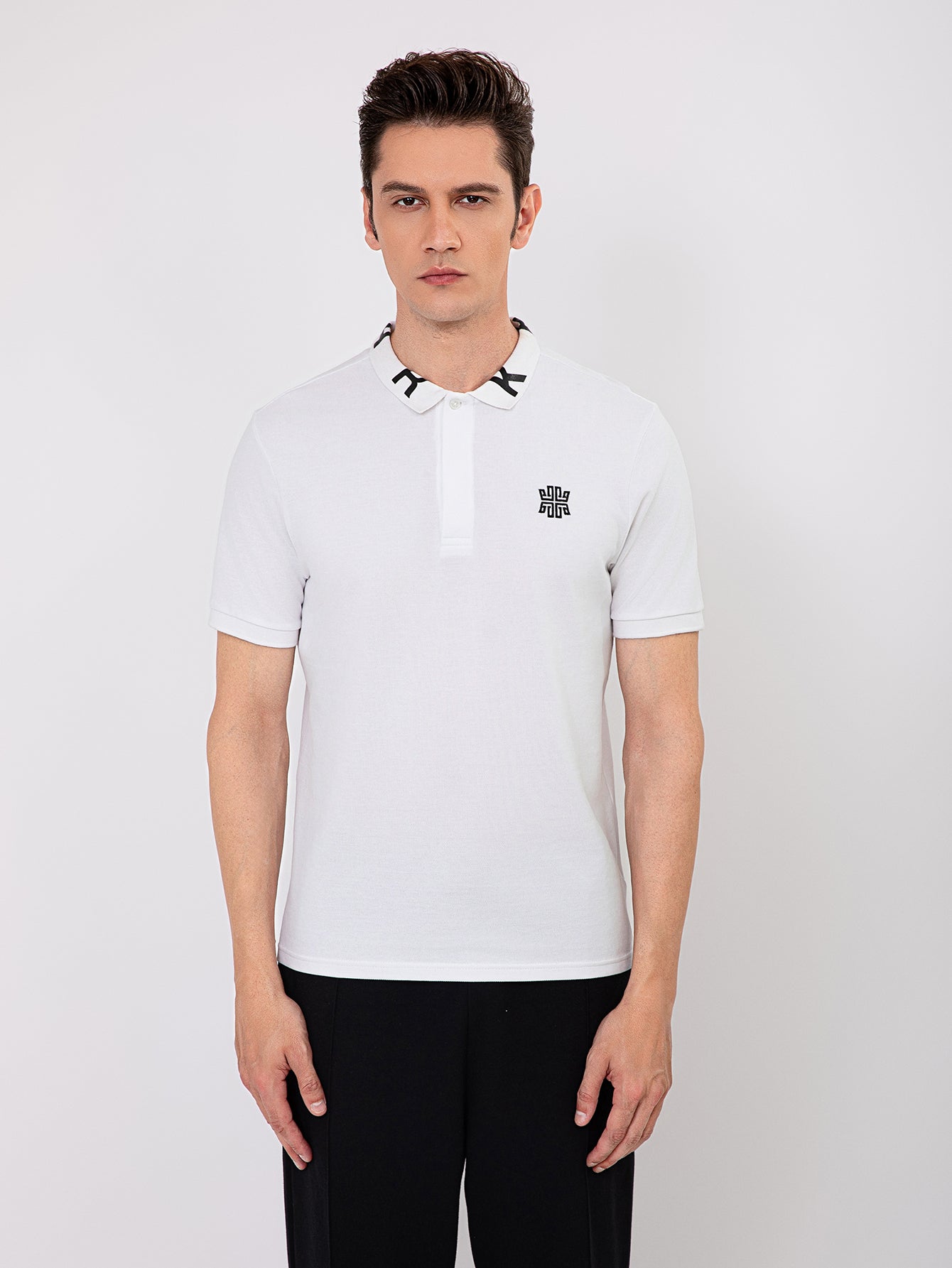 PIQUE POLO WHITE