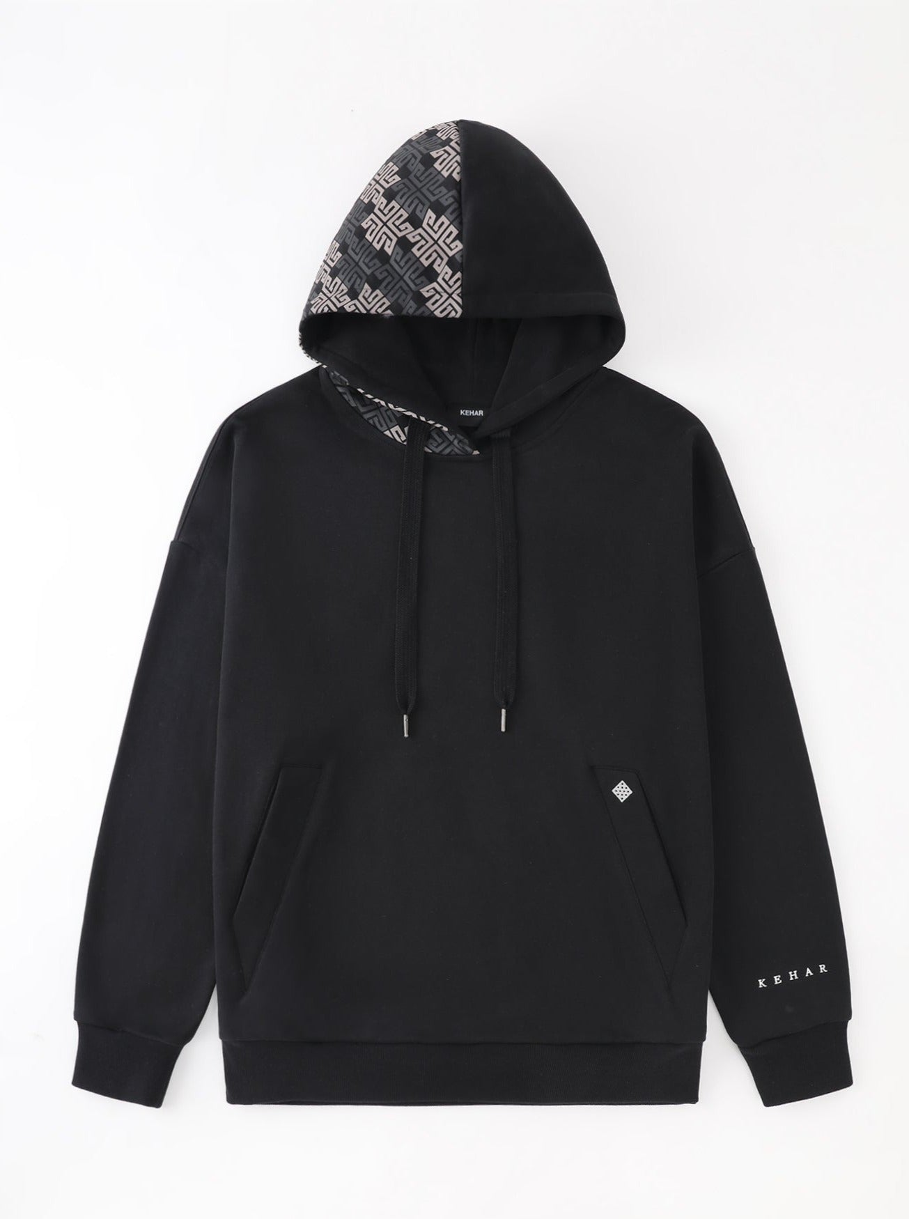ARTISAN HERITAGE HOODIE BLACK