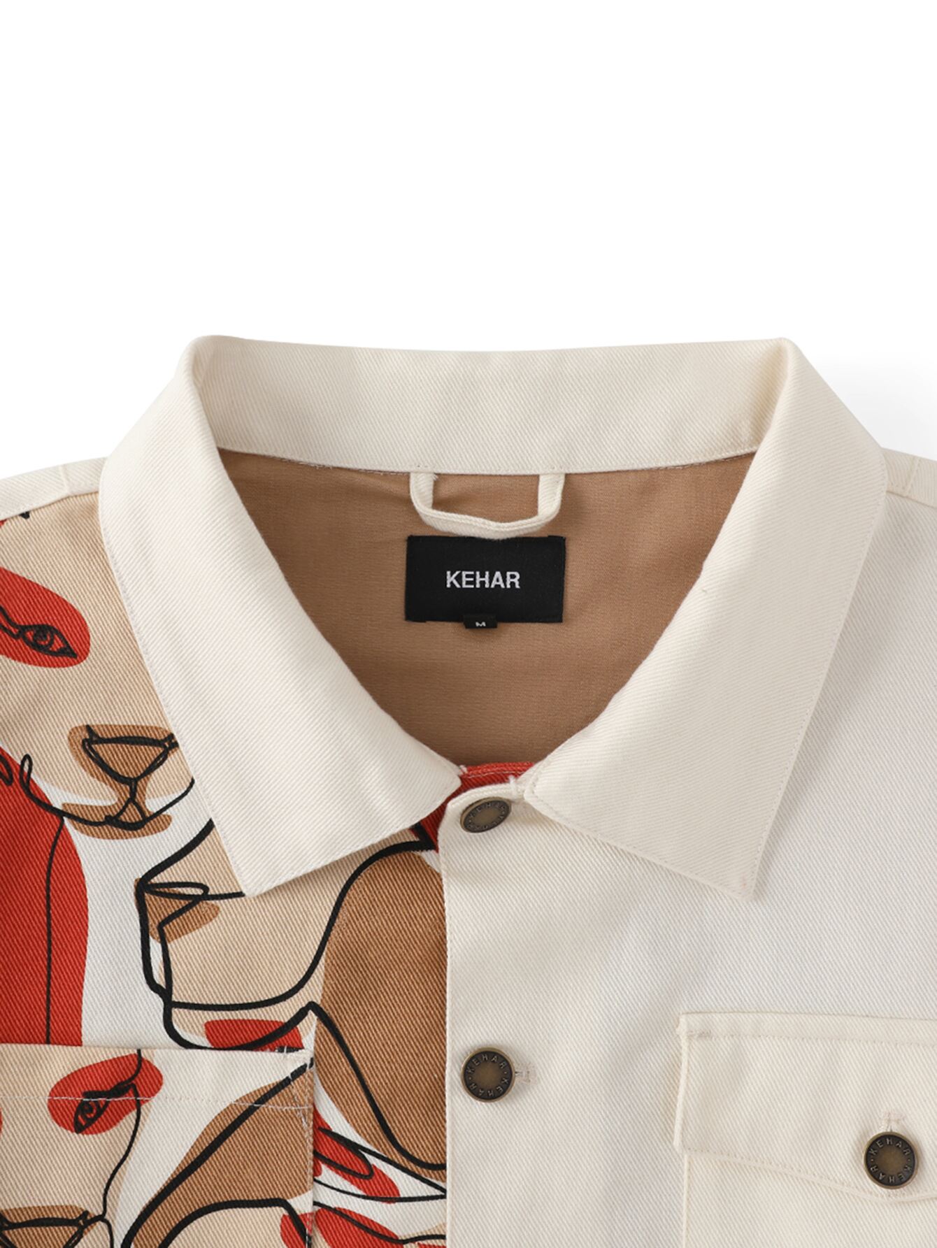 TWILL DENIM JACKET OFF-WHITE