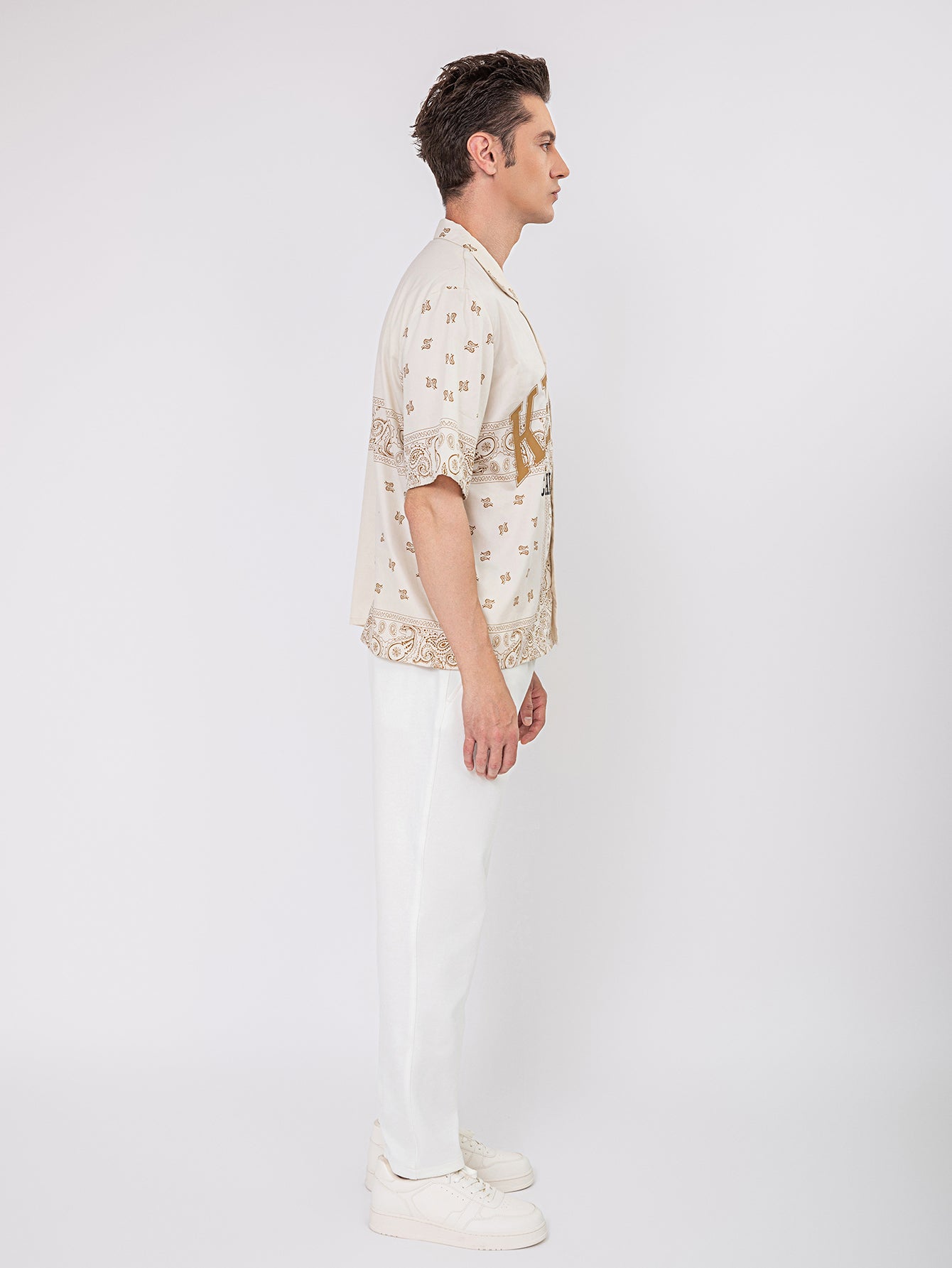 TAPESTRY BANDANA SHIRT OFF-WHITE