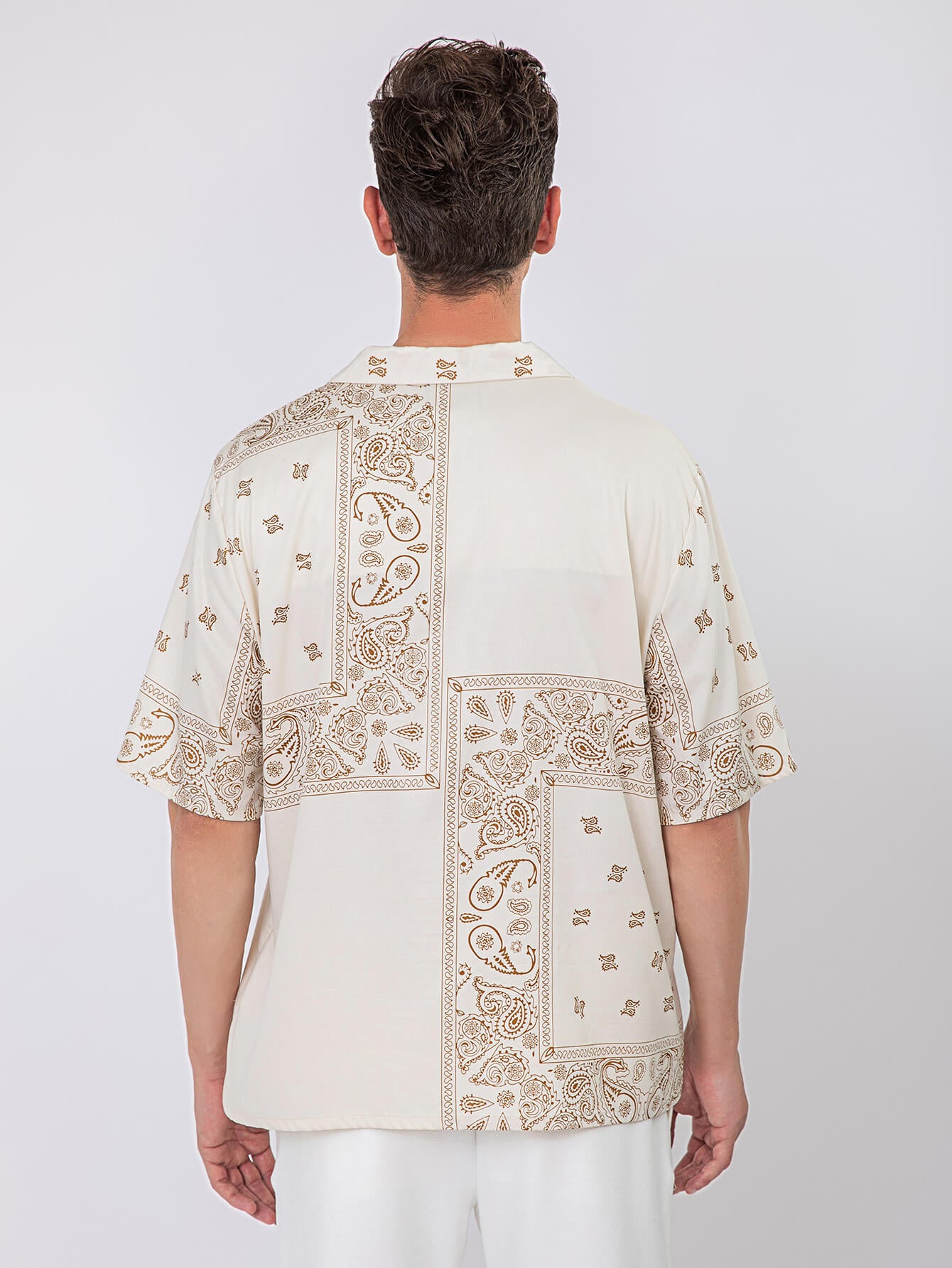 TAPESTRY BANDANA SHIRT OFF-WHITE