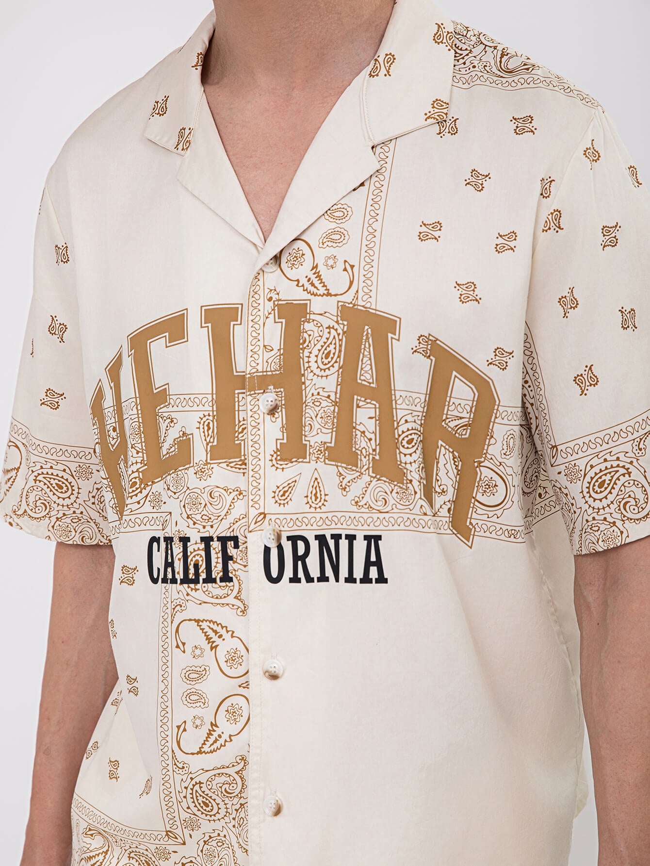 TAPESTRY BANDANA SHIRT OFF-WHITE