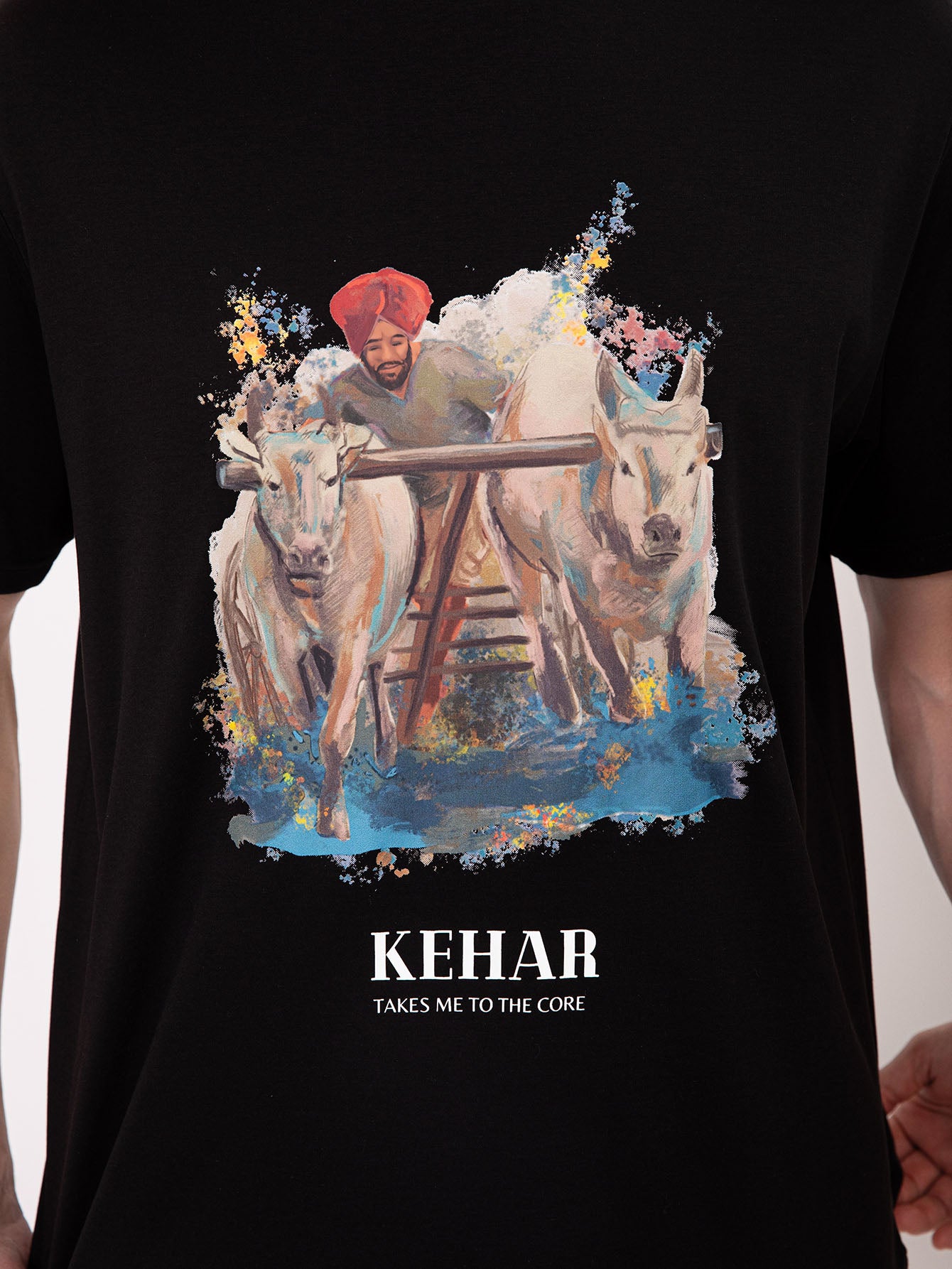 ORIGINAL FARMER ARTWORK TEE BLACK