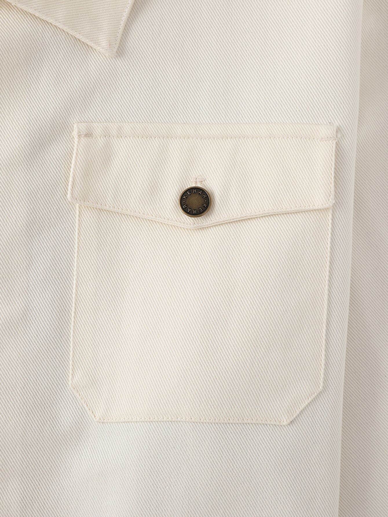 TWILL DENIM JACKET OFF-WHITE